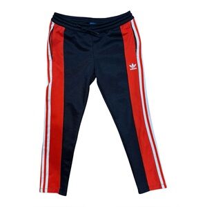 Adidas Osaka Originals Track Pants Mens XS (Women’s S) Navy & Red Colorblock